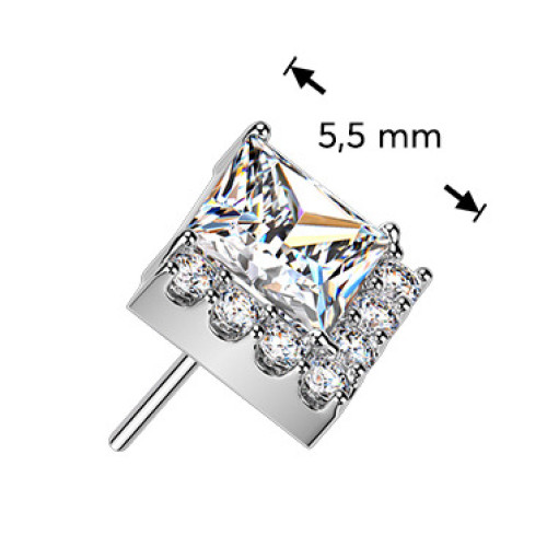 Ozdobná časť k PUSH IN piercingu TITAN