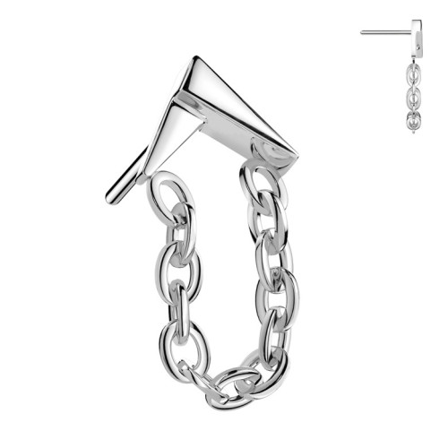 Ozdobná časť k PUSH IN piercingu TITAN