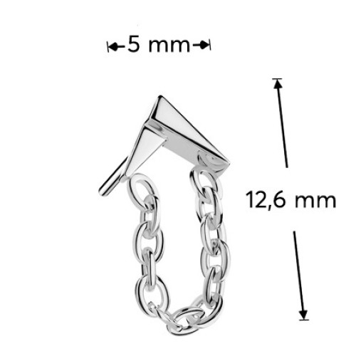 Ozdobná časť k PUSH IN piercingu TITAN