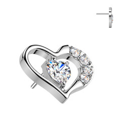 Ozdobná časť k PUSH IN piercingu TITAN