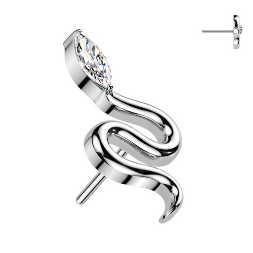 Ozdobná časť k PUSH IN piercingu TITAN