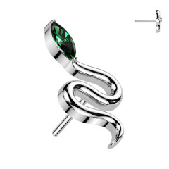 Ozdobná časť k PUSH IN piercingu TITAN