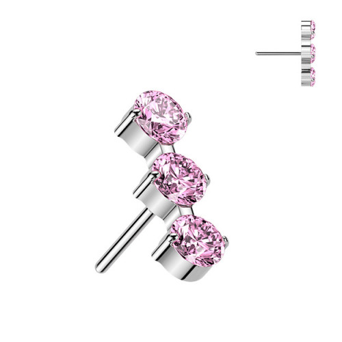 Ozdobná časť k PUSH IN piercingu TITAN