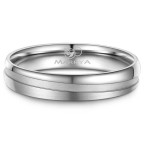 Pánsky snubný prsteň Striebro 925