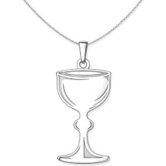 Strieborný prívesok kalich