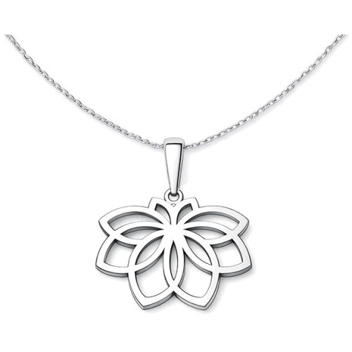 Strieborný prívesok kvet lotosu