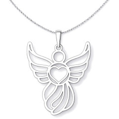 Strieborný prívesok anjel