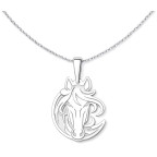 Strieborný prívesok kôň