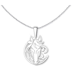 Strieborný prívesok kôň