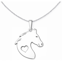 Strieborný prívesok kôň