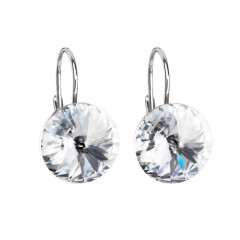 Strieborné náušnice s kryštálmi Crystals from Swarovski® Crystal