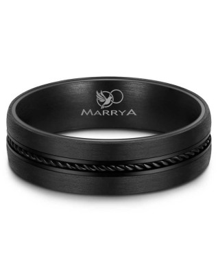 Pánsky karbónový prsteň