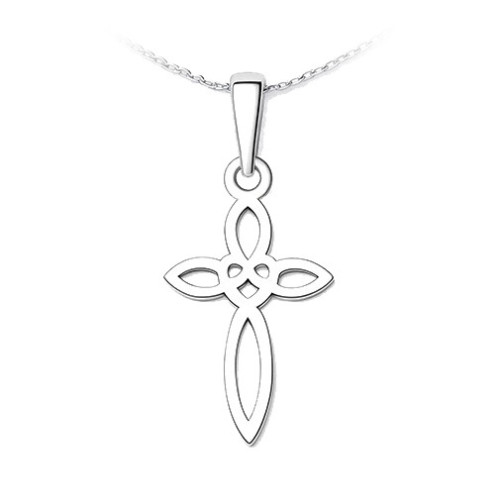 Strieborný prívesok kríž