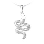 Strieborný prívesok had