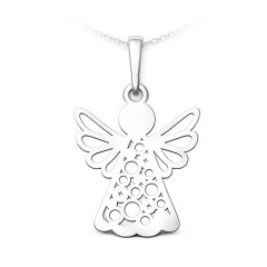 Strieborný prívesok anjel