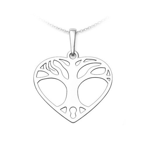 Strieborný prívesok minimalistický strom života