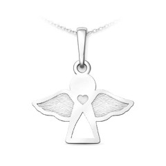 Strieborný prívesok anjel