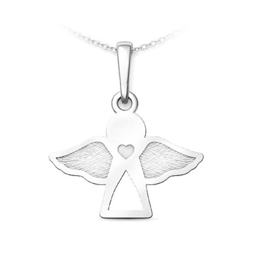 Strieborný prívesok anjel