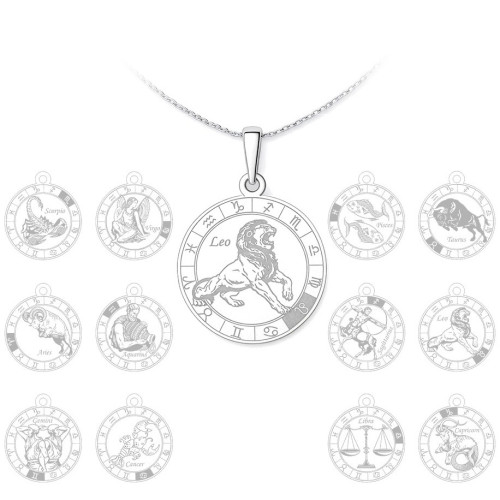 Strieborný prívesok znamení zverokruhu