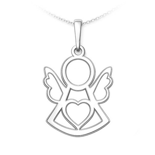 Strieborný prívesok anjelik
