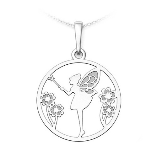 Strieborný prívesok víla