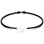 Šnúrkový náramok lietadlo