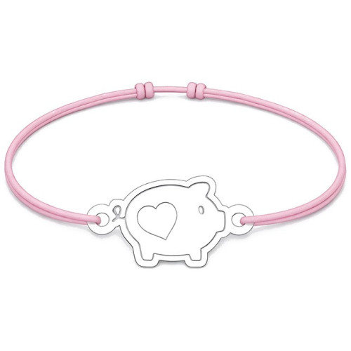 Šnúrkový náramok prasiatko
