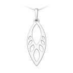 Strieborný prívesok kvapka