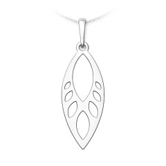 Strieborný prívesok kvapka