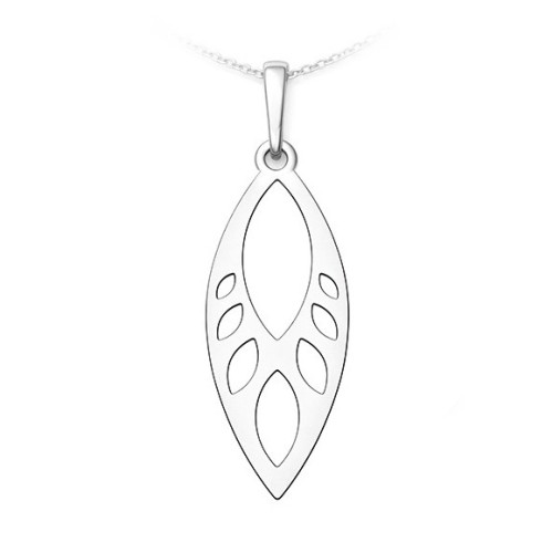 Strieborný prívesok kvapka