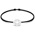 Šnúrkový náramok lotosový kvet