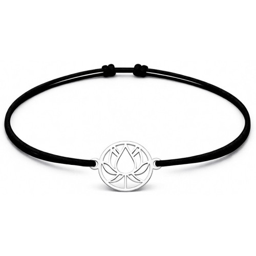 Šnúrkový náramok lotosový kvet