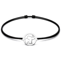 Šnúrkový náramok slon