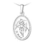 Strieborný prívesok svätý Michael