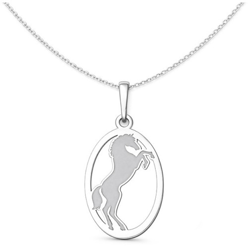 Strieborný prívesok kôň