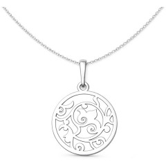 Strieborný prívesok s ornamentmi