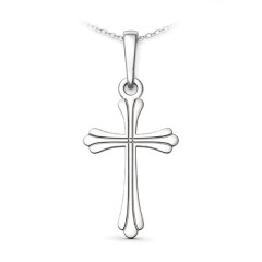 Strieborný prívesok kríž