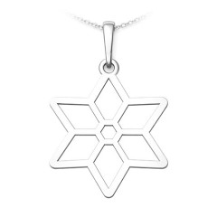 Strieborný prívesok hviezda