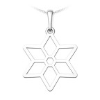 Strieborný prívesok hviezda