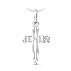 Strieborný prívesok Jesus