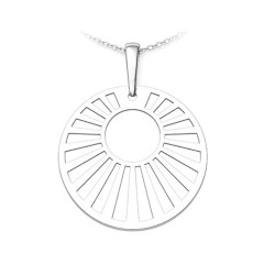 Strieborný prívesok slnka