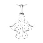 Strieborný prívesok anjel