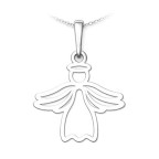 Strieborný prívesok anjel