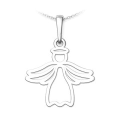 Strieborný prívesok anjel