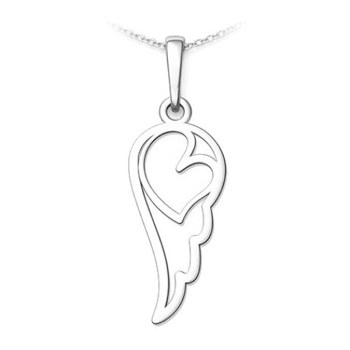 Strieborný prívesok krídlo