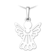 Strieborný prívesok anjel