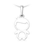 Strieborný prívesok chlapec