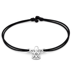 Šnúrkový náramok anjel