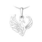 Strieborný prívesok fenix