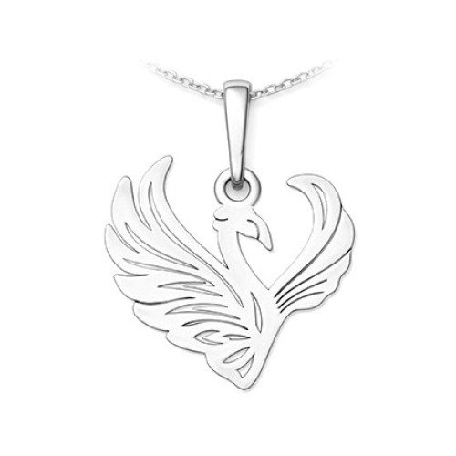 Strieborný prívesok fenix